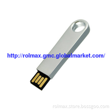 Rotating metal usb flash drives